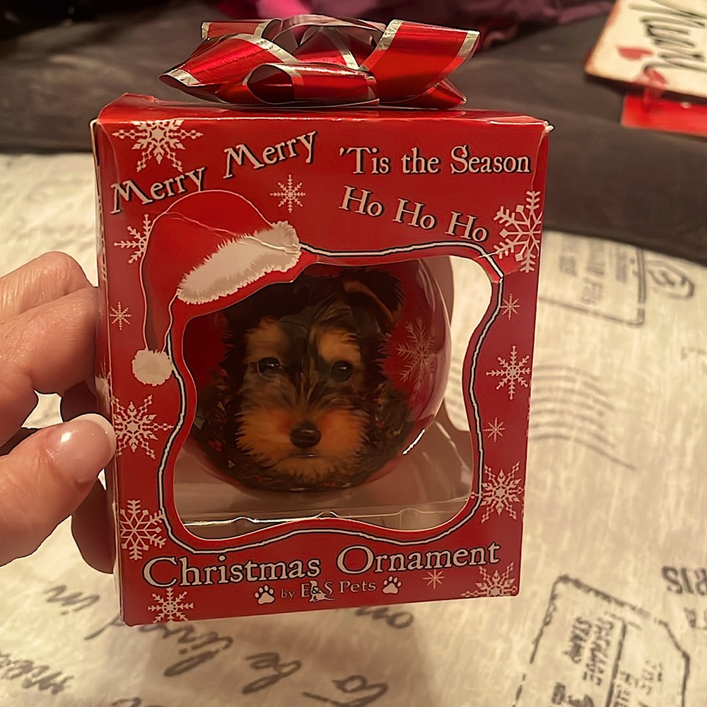 NIB Yorkie ornament